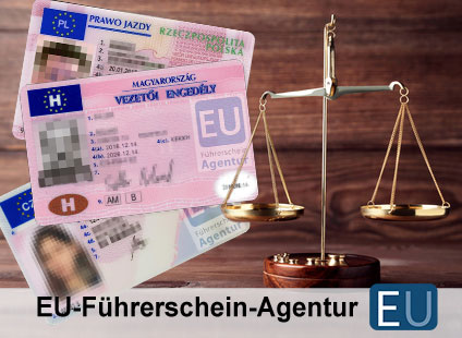 Gefaufter Führerschein ohne Anreise ist ilegal