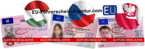 EU-Führerschein abgelaufen, was nun? - Gleich anrufen!