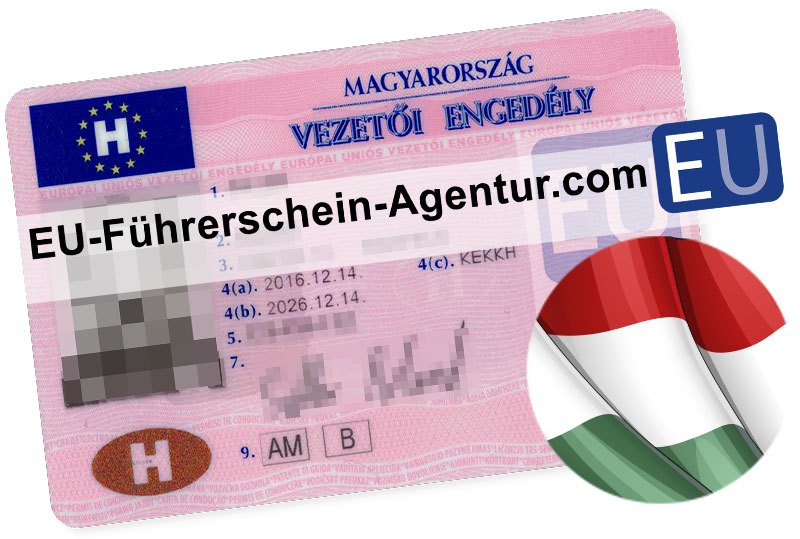 Ihren neuen EU-Führerschein Ungarn