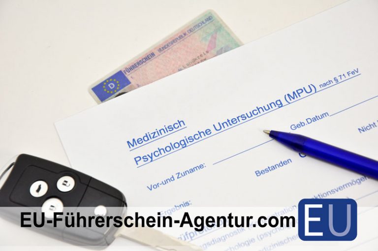 EUFührerschein trotz MPU Auflage gültig EU FS Agentur