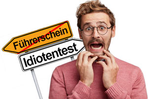 Der Idiotentest wird von Autofahrern gefürchtet.