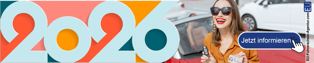 Der EU-Führerschein bleibt 2026 rechtssicher und anerkannt Frau mit Sonnenbrille ist glücklich über den Erwerb ihres neuen EU-Führerscheins.